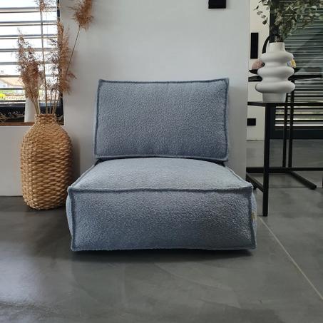 Canapé de sol Blue Ciel 60X60X25 cm