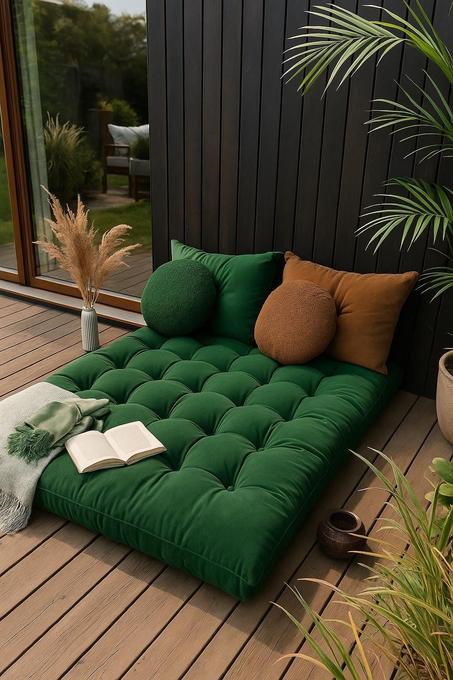 Matelas de sol orange 180 x 120 cm