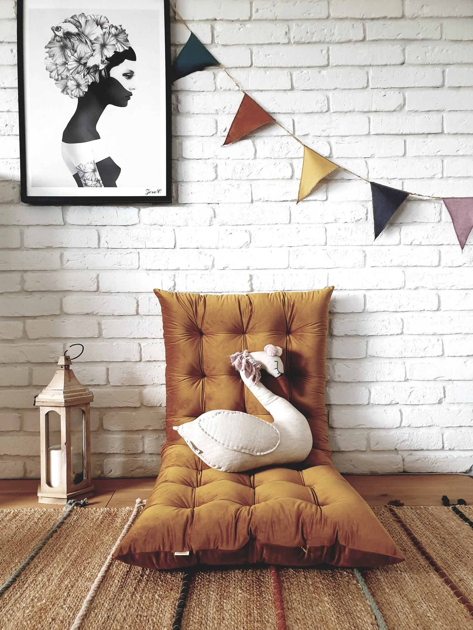 Matelas de sol marron 120X70CM