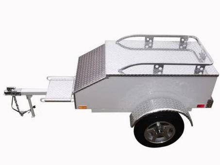 Lumina XL Motorcycle Trailer AMTXLW (White)