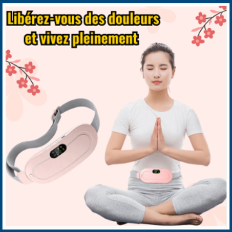 Ceinture de chauffage électrique de l'utérus, soulage les douleurs menstruelles