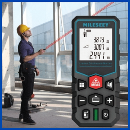 Télémètre Laser roulette électronique, pour Mesure de Surface et de Volume, Unités