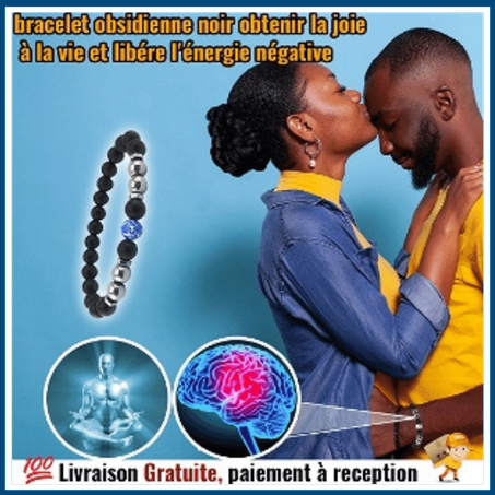 Bracelet magnétique énergétique miracle pour vie parfaite