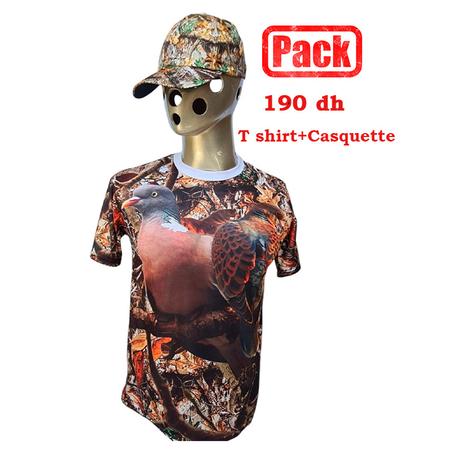 pack 2 pieces t shirt + casquette