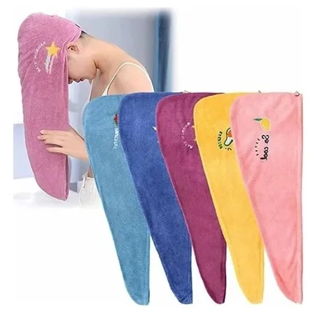 بونيه مايكروفايبر لتجفيف الشعر (باكدج قطعتين)