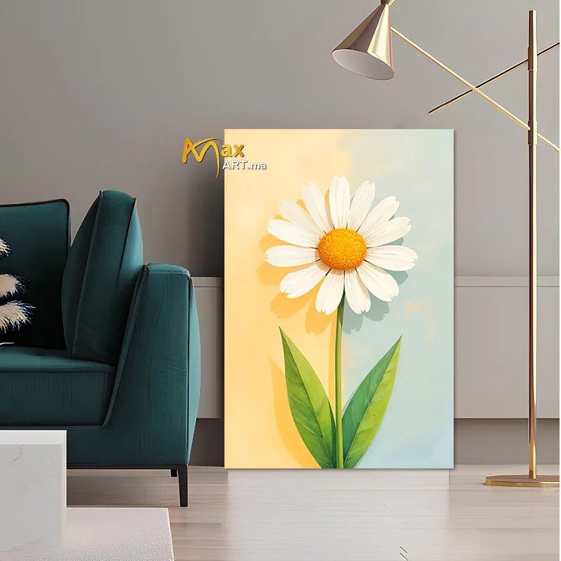 Belle fleur à l'aquarelle