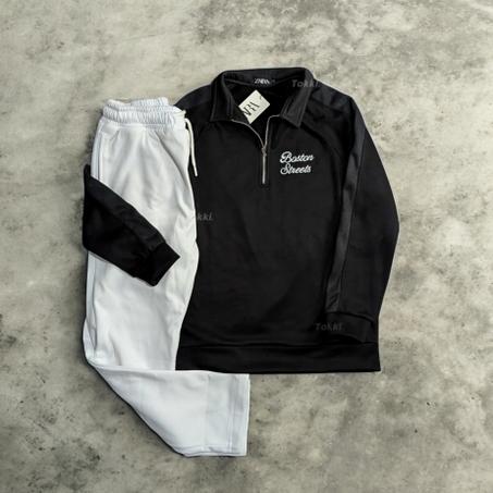 Ensemble zara boston street old money