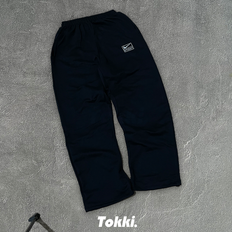 NIKE STUSSY BAGGY JOGGER BLACK