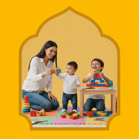 رعاية الأطفال وتنمية المهارات