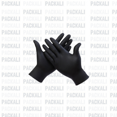 100 Gants en NITRILE Noir - Emballage Maroc - Embalo