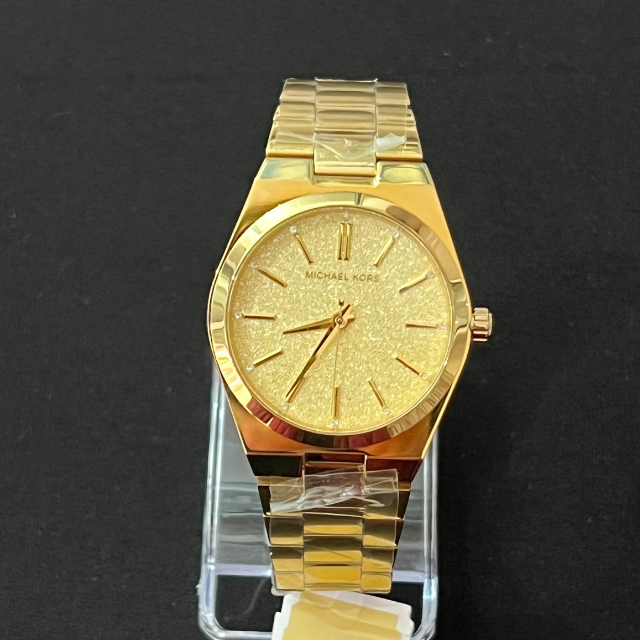 特別価格！Michael Kors Women's Channing Goldtone MK6623 Michael Kors Channing Quartz Gold Dial Gold Steel Strap