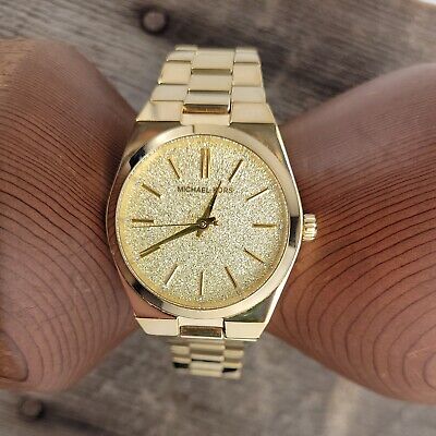 特別価格！Michael Kors Women's Channing Goldtone MK6623 Michael Kors Channing Quartz Gold Dial Gold Steel Strap