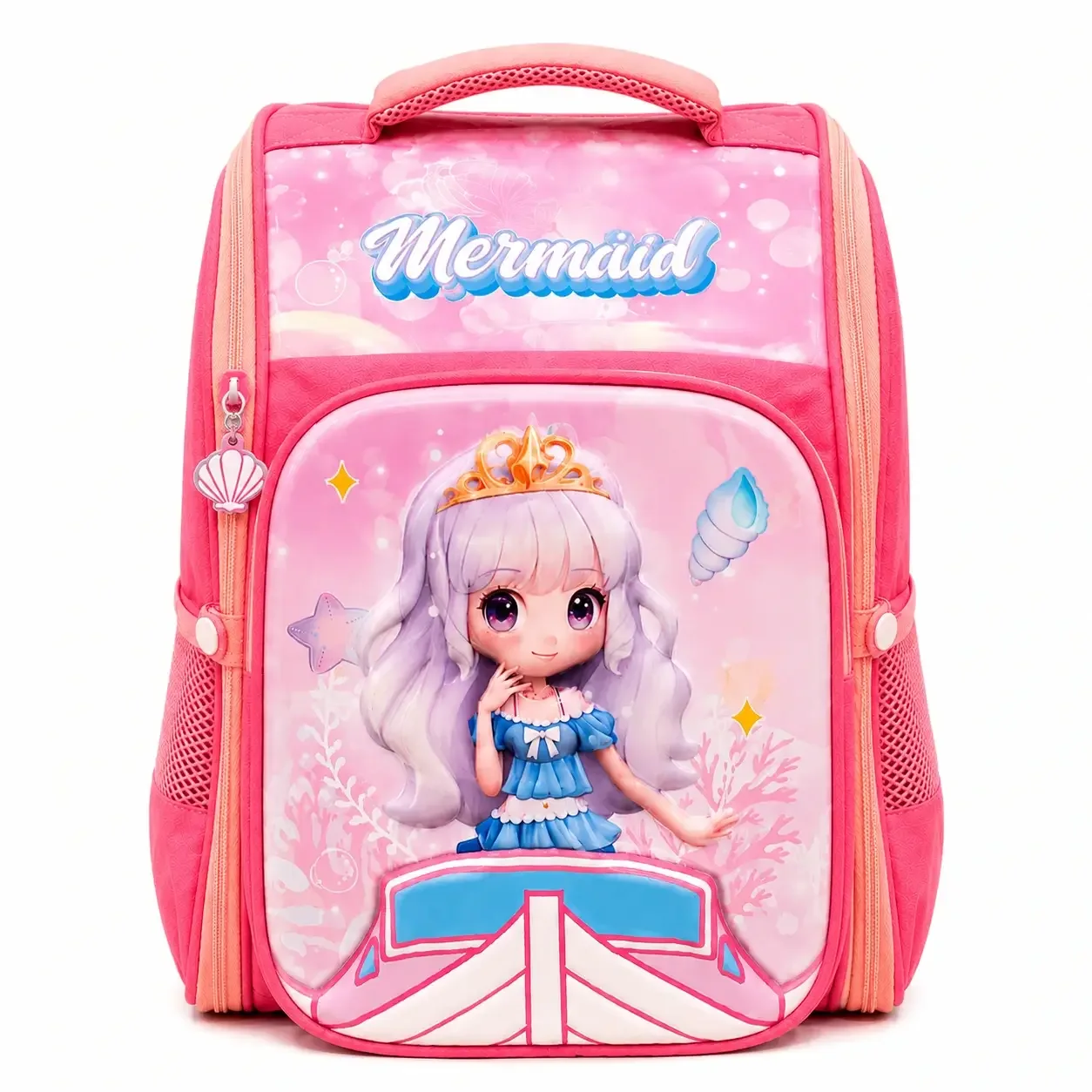 Space & mermaid محفظة مدرسية للأطفال