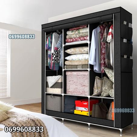 خزانة الملابس + 10 علاقات مجانا