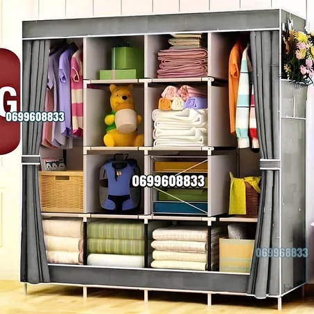 خزانة الملابس كبيرة + 15 علاقة