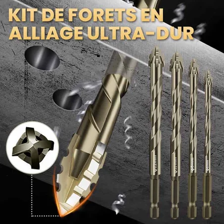 FORET EN ALLIAGE EXCENTRIQUE MULTIFONCTIONNEL