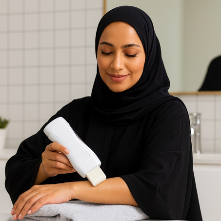 بشرة ناعمة بلا صالون