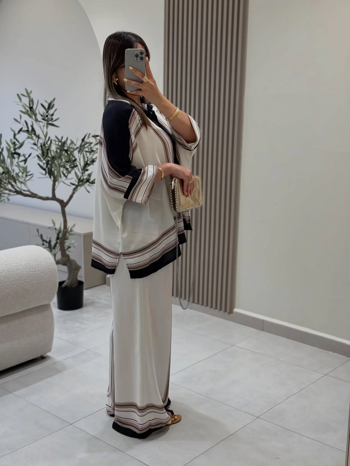 Ensemble Chic Patterned