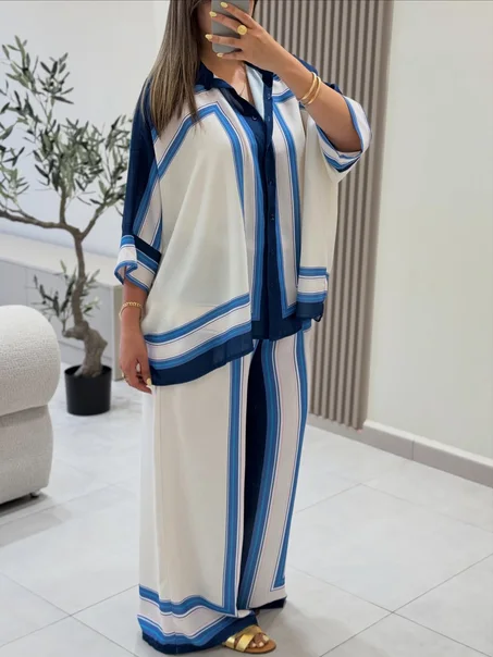 Ensemble Chic Patterned