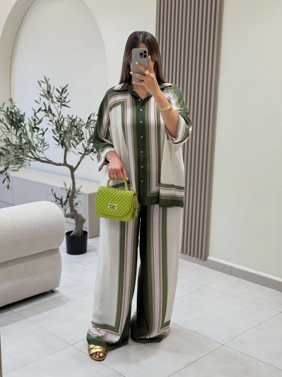Ensemble Chic Patterned