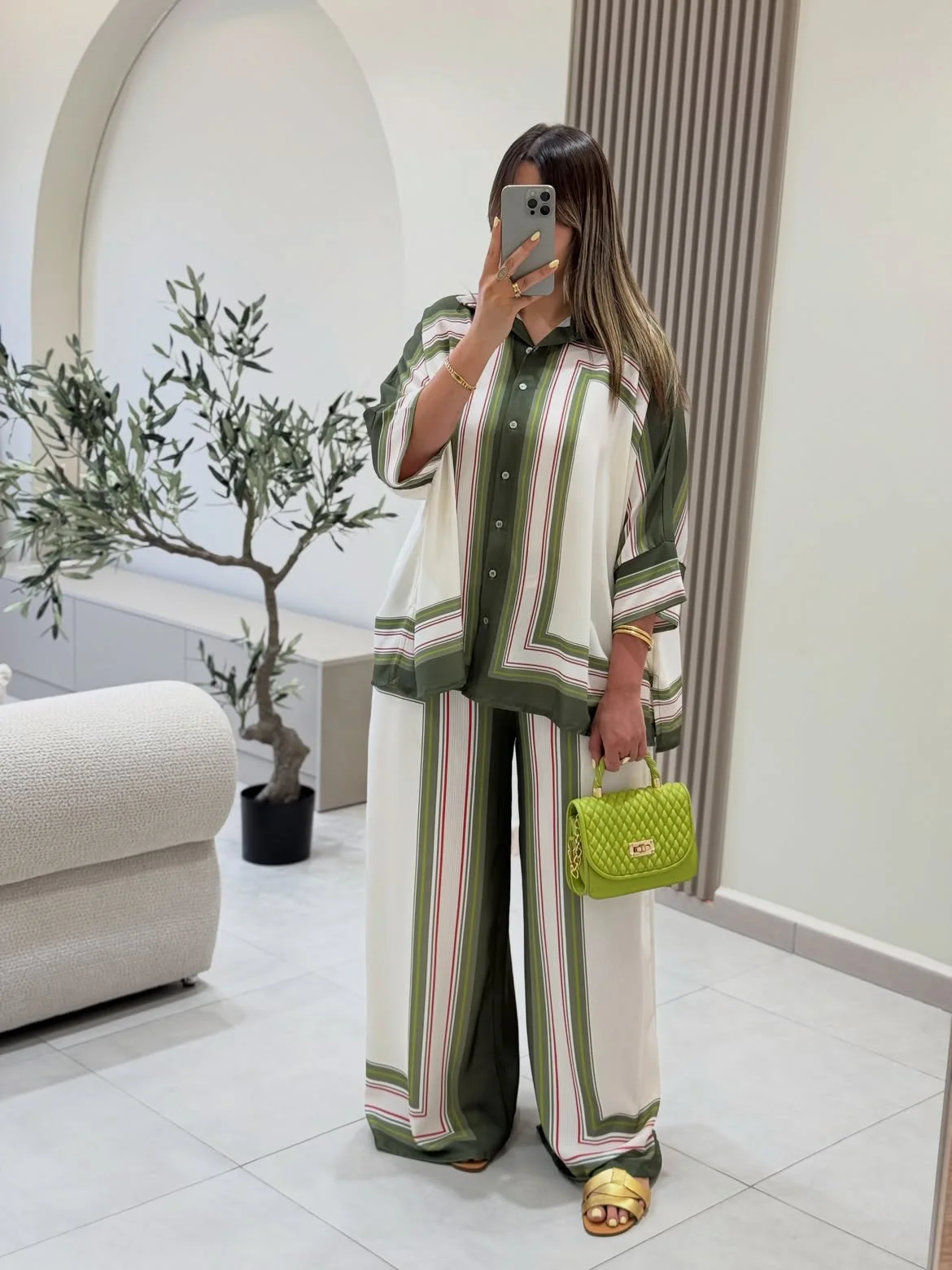 Ensemble Chic Patterned
