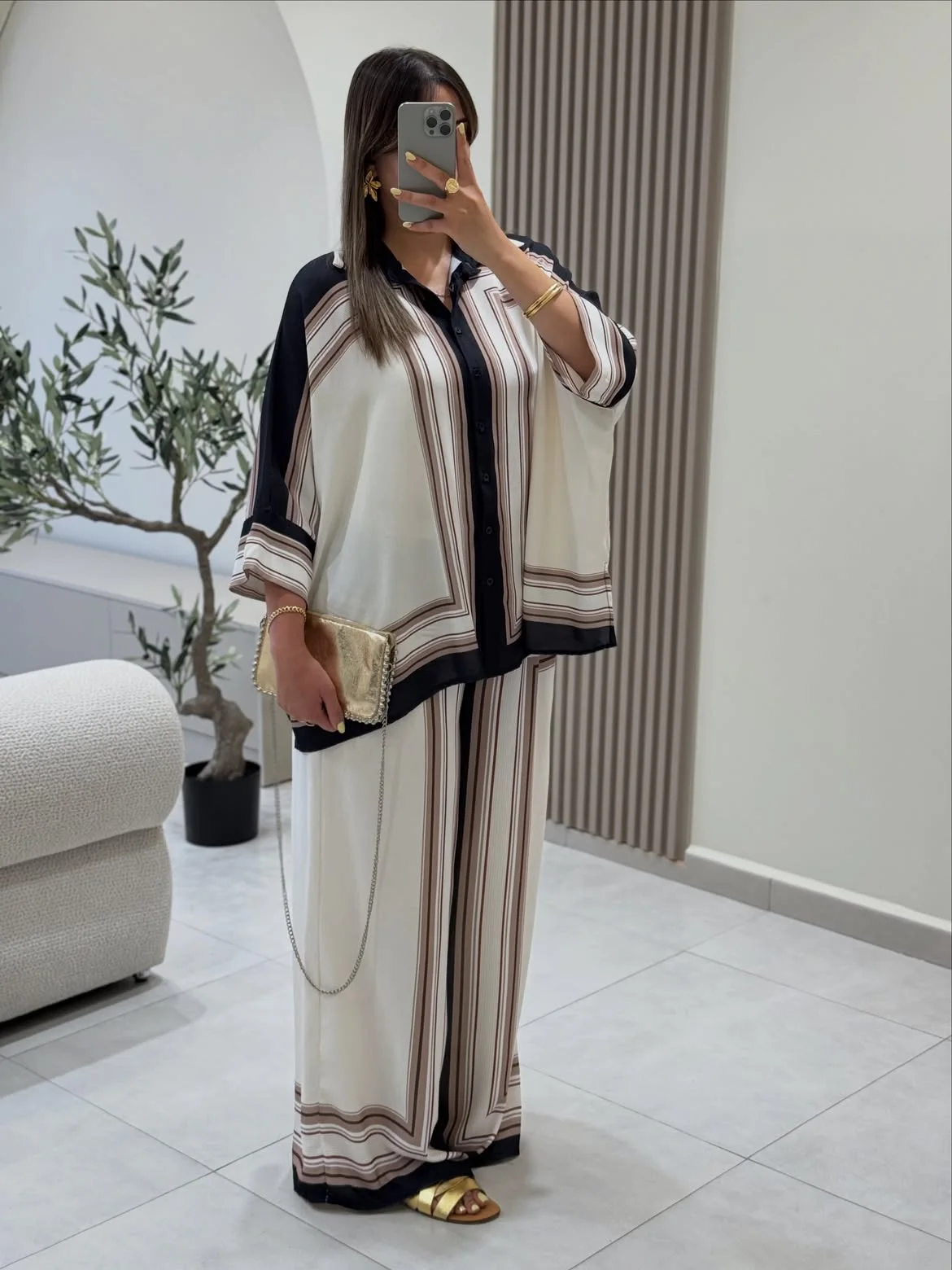 Ensemble Chic Patterned