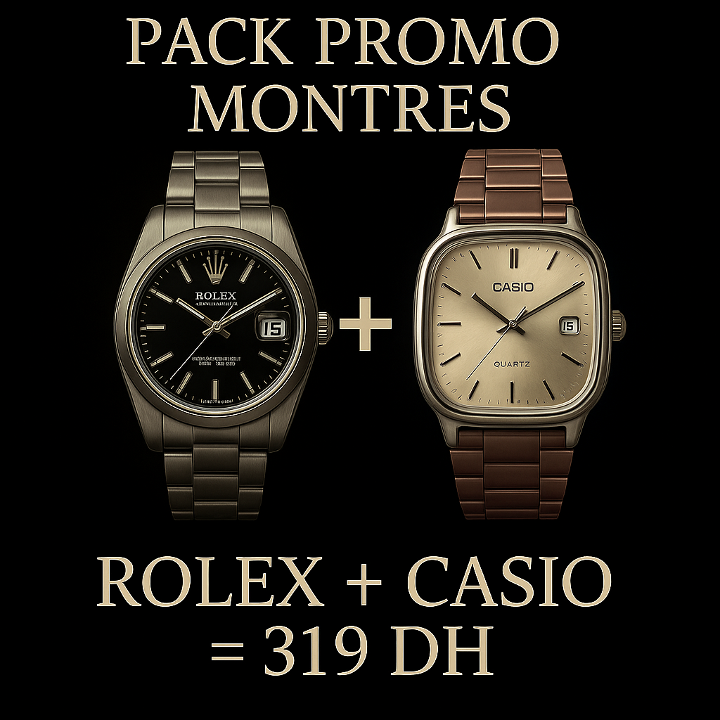 Casio + Rolex de votre choix