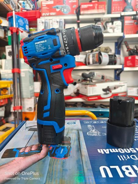 🔩 مفك براغي كهربائي لاسلكي POWERBLU – أداء قوي واحترافي 🔩