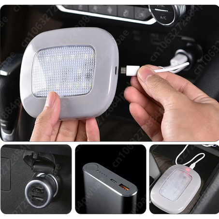 Lampe sans fil pour voiture et maison avec 8 couleurs et système LED