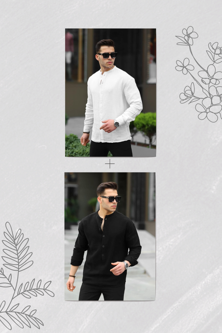 Justyol Shirts (black and white)
