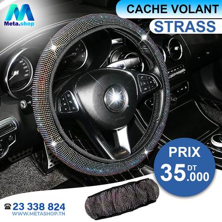 cache volant strass