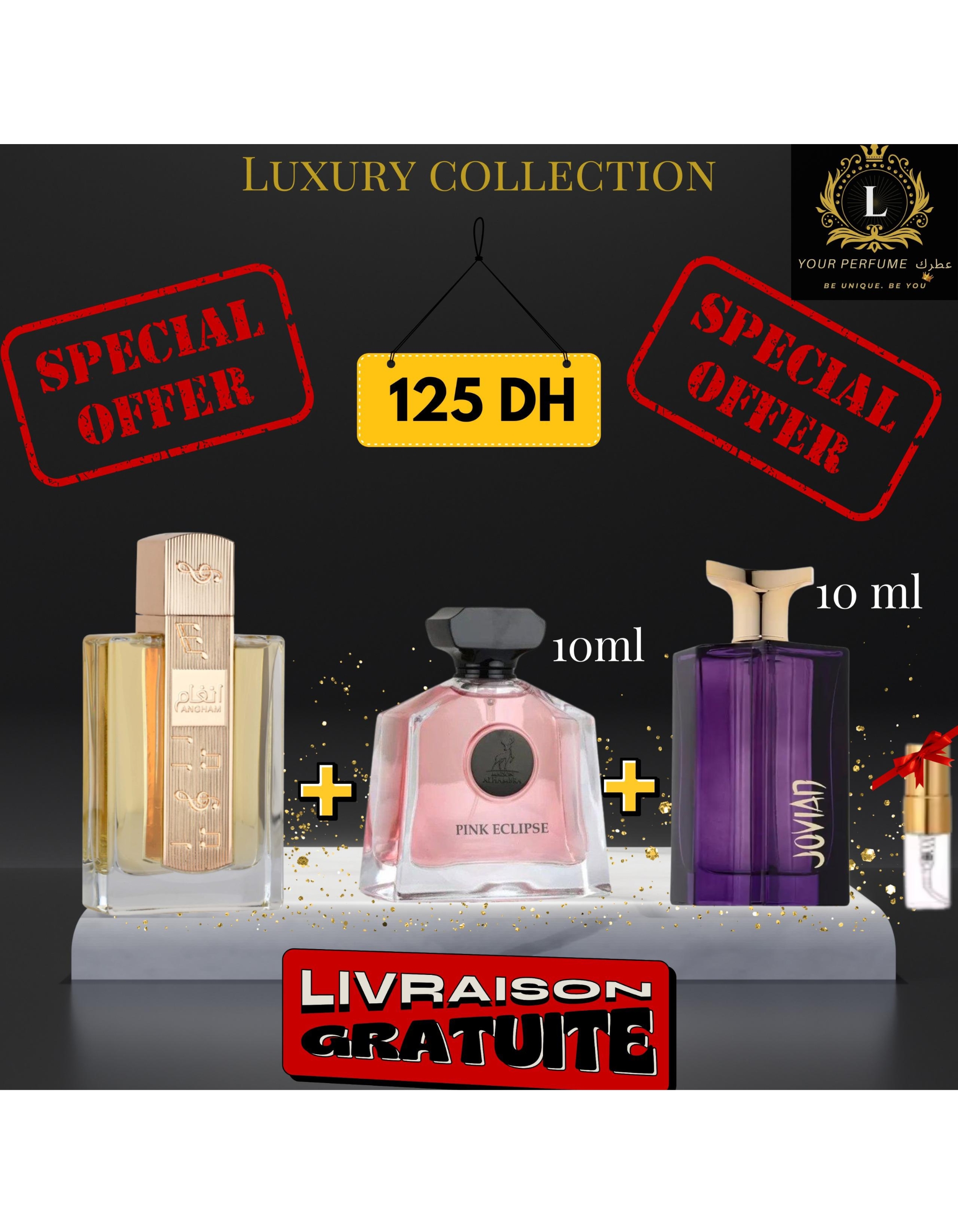 pack Angham + Pink eclipse + jovian + (3 ml GRATUIT)