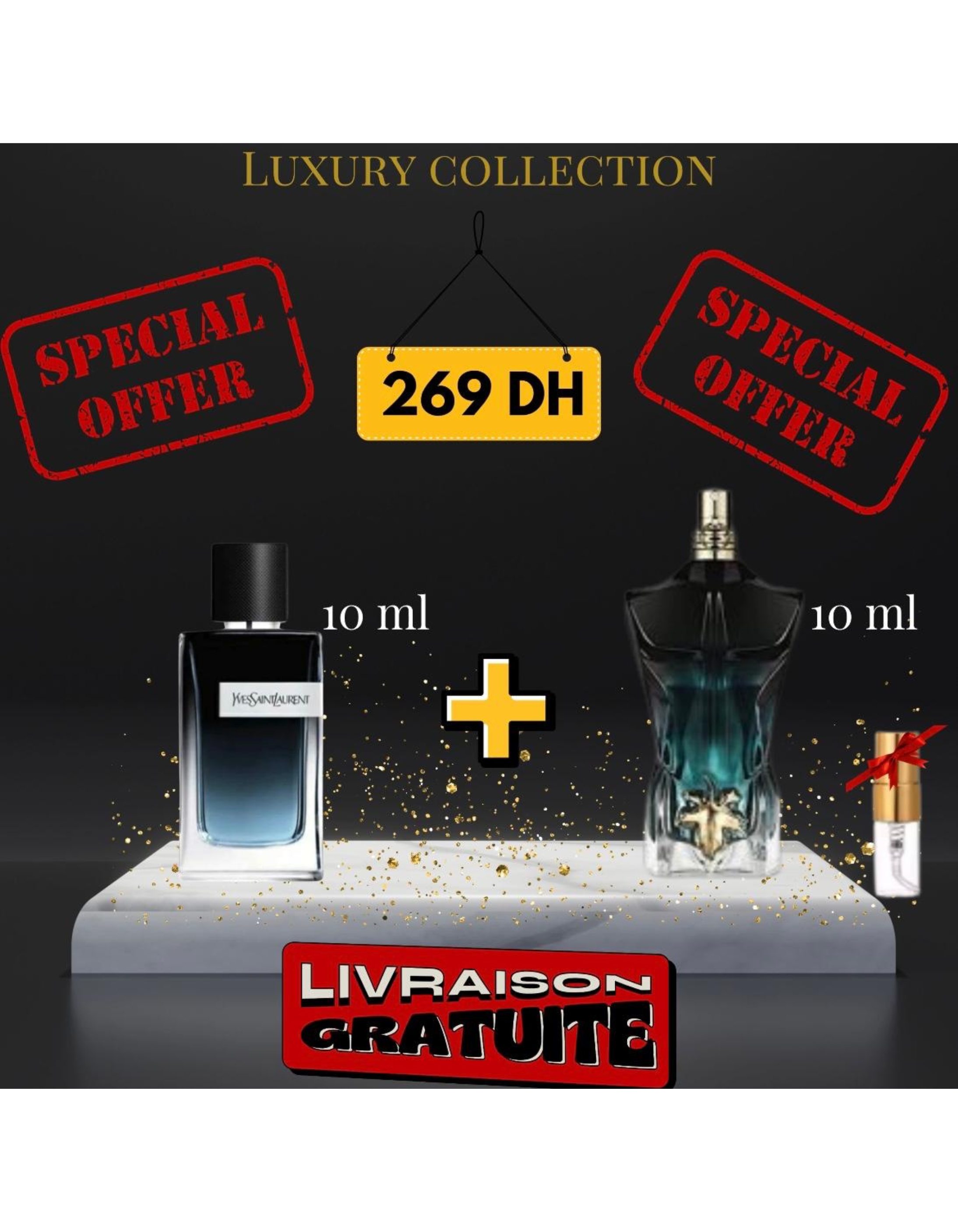 Pack Y eau de parfum + Le beau le parfum + (3 ml GRATUIT)