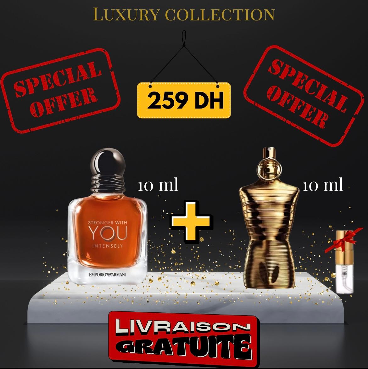 Pack You intensely + Le male elixir absolu + (3 ml GRATUIT)