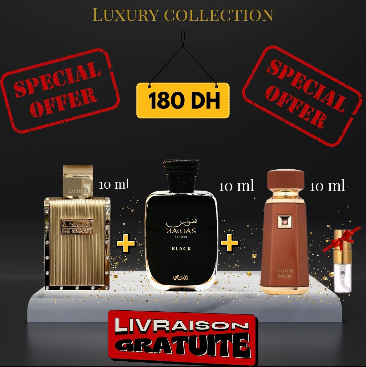 Pack Kingdom + Hawas black + Liquid brun + (3 ml GRATUIT)