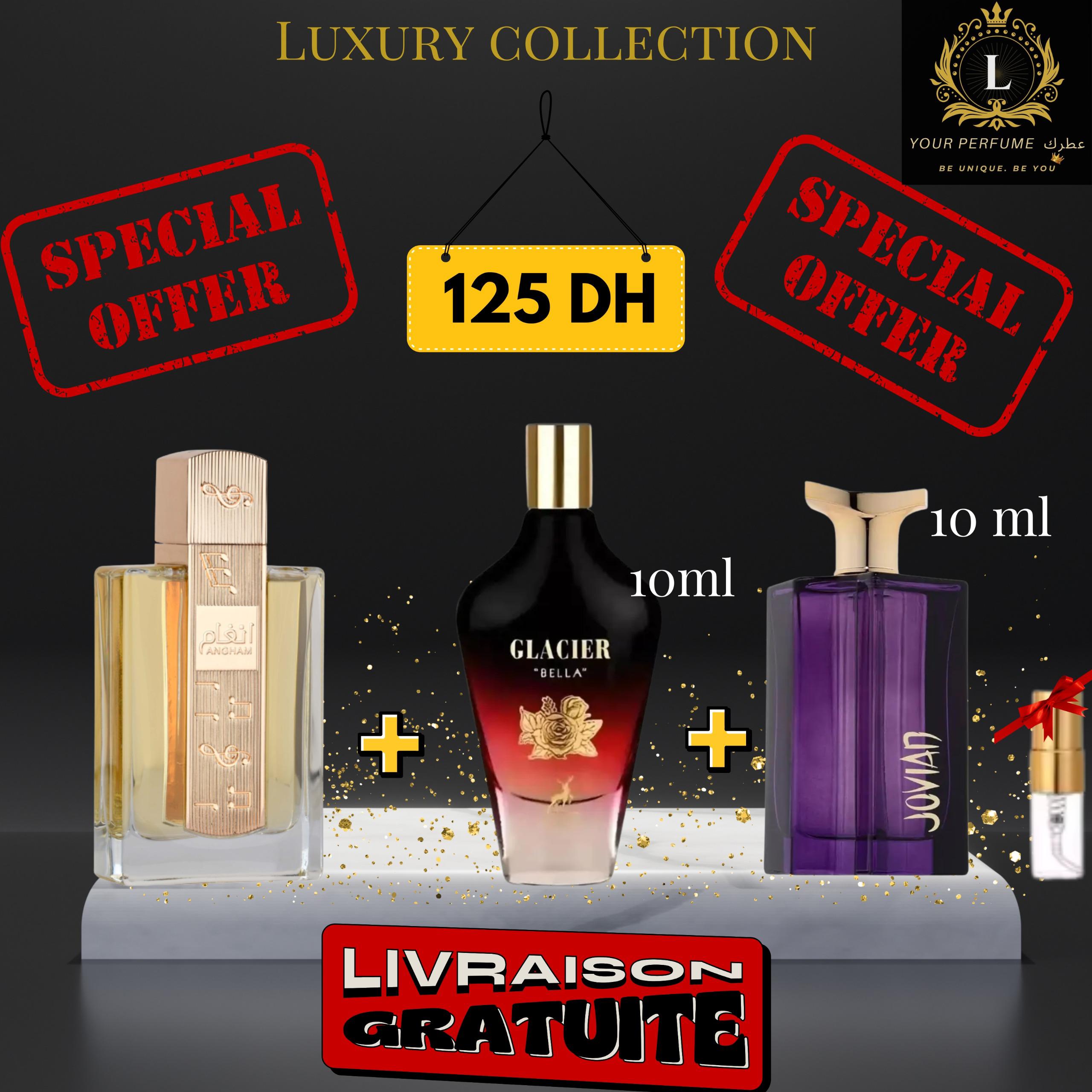 pack glacier bella + angham + Jovian + (3 ml GRATUIT)