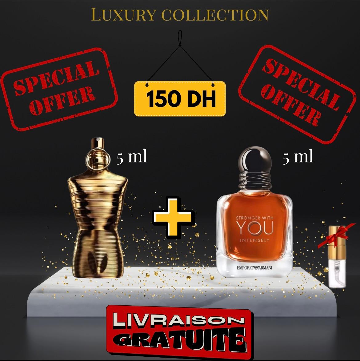 pack Le male elixir absolu + You intensely + (3 ml GRATUIT)
