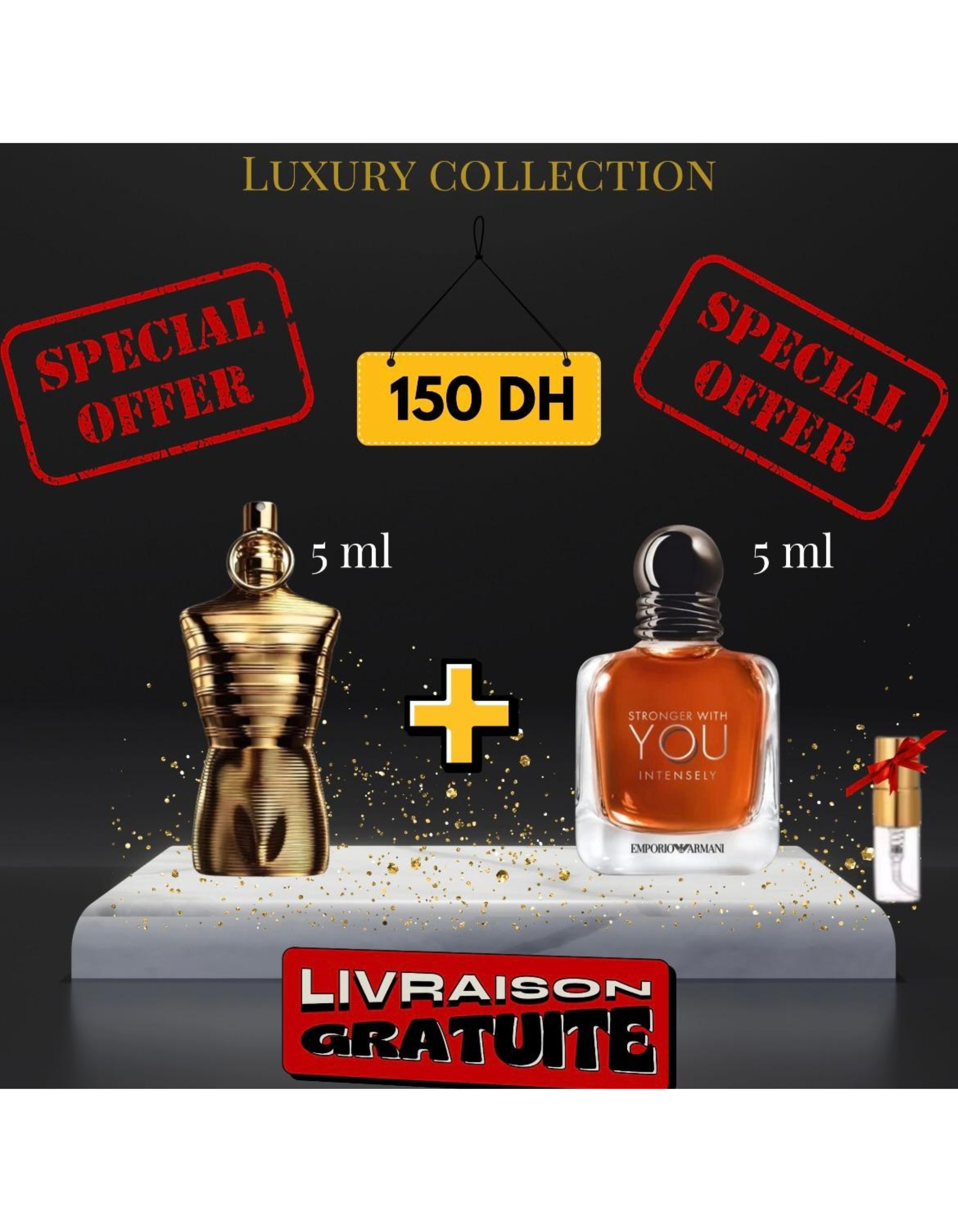 pack Le male elixir absolu + You intensely + (3 ml GRATUIT)