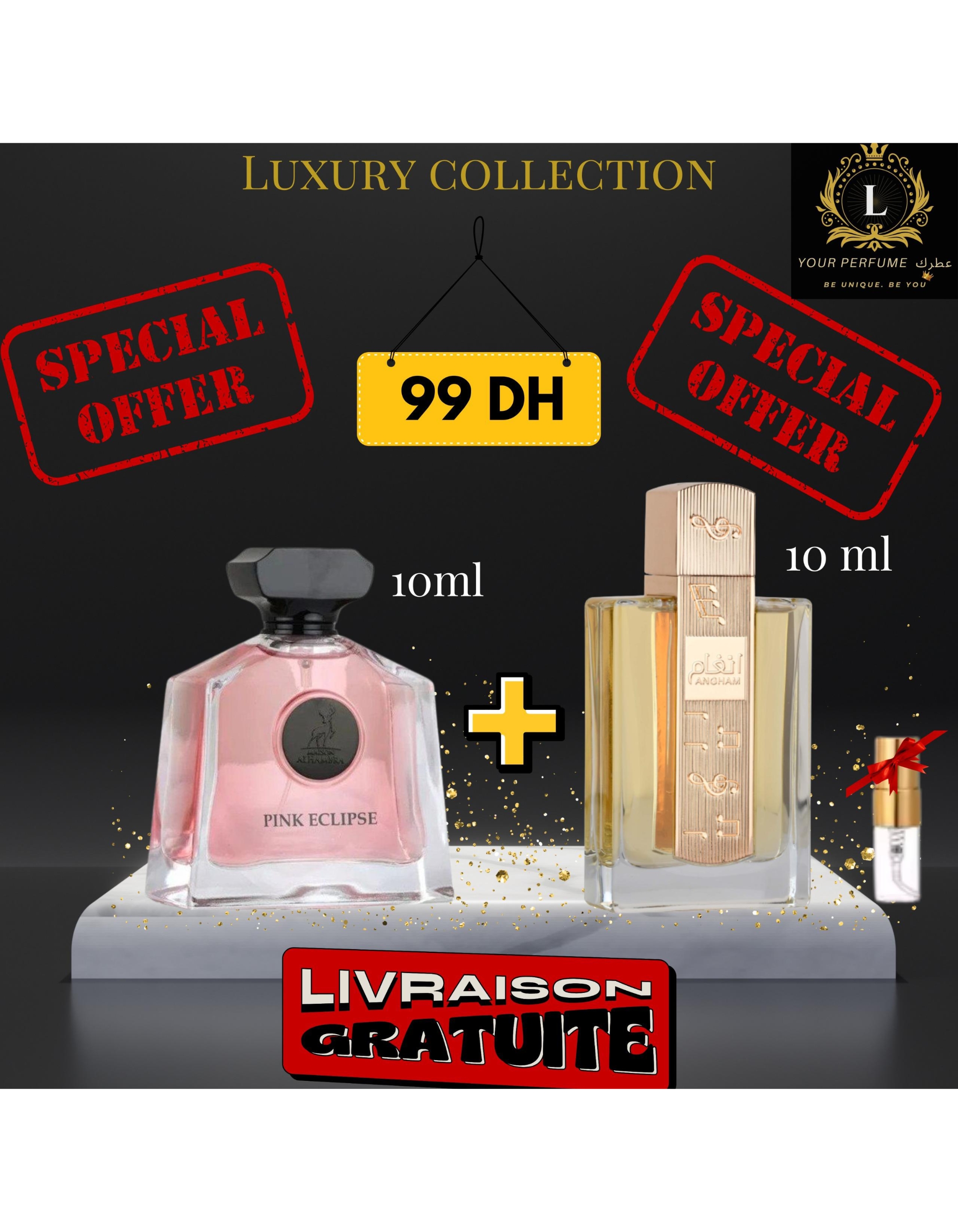 pack Pink eclipse + Angham + (3 ml GRATUIT)