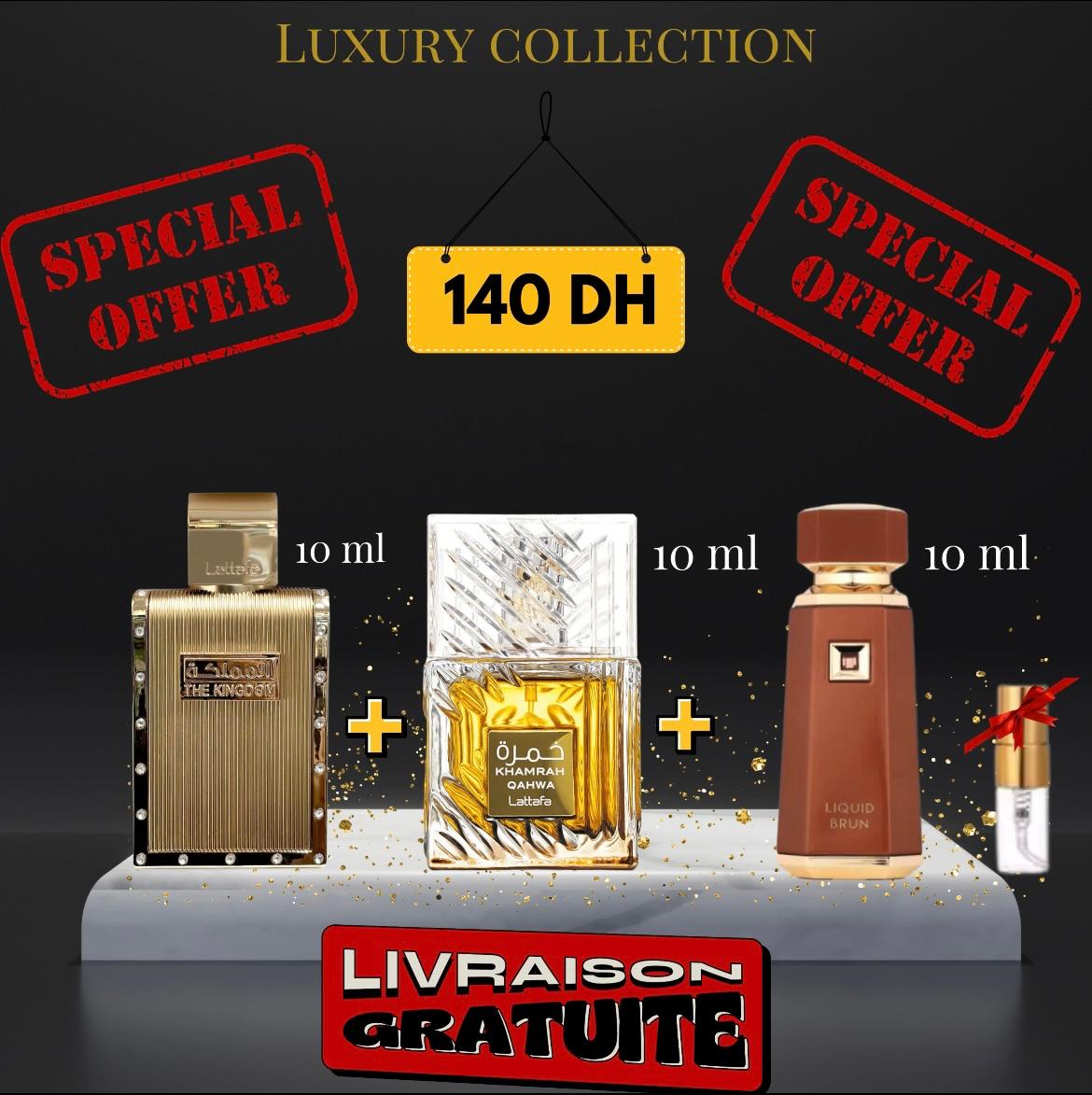 Pack Kingdom + Khamrah qahwa + Liquid brun + (3 ml GRATUIT)