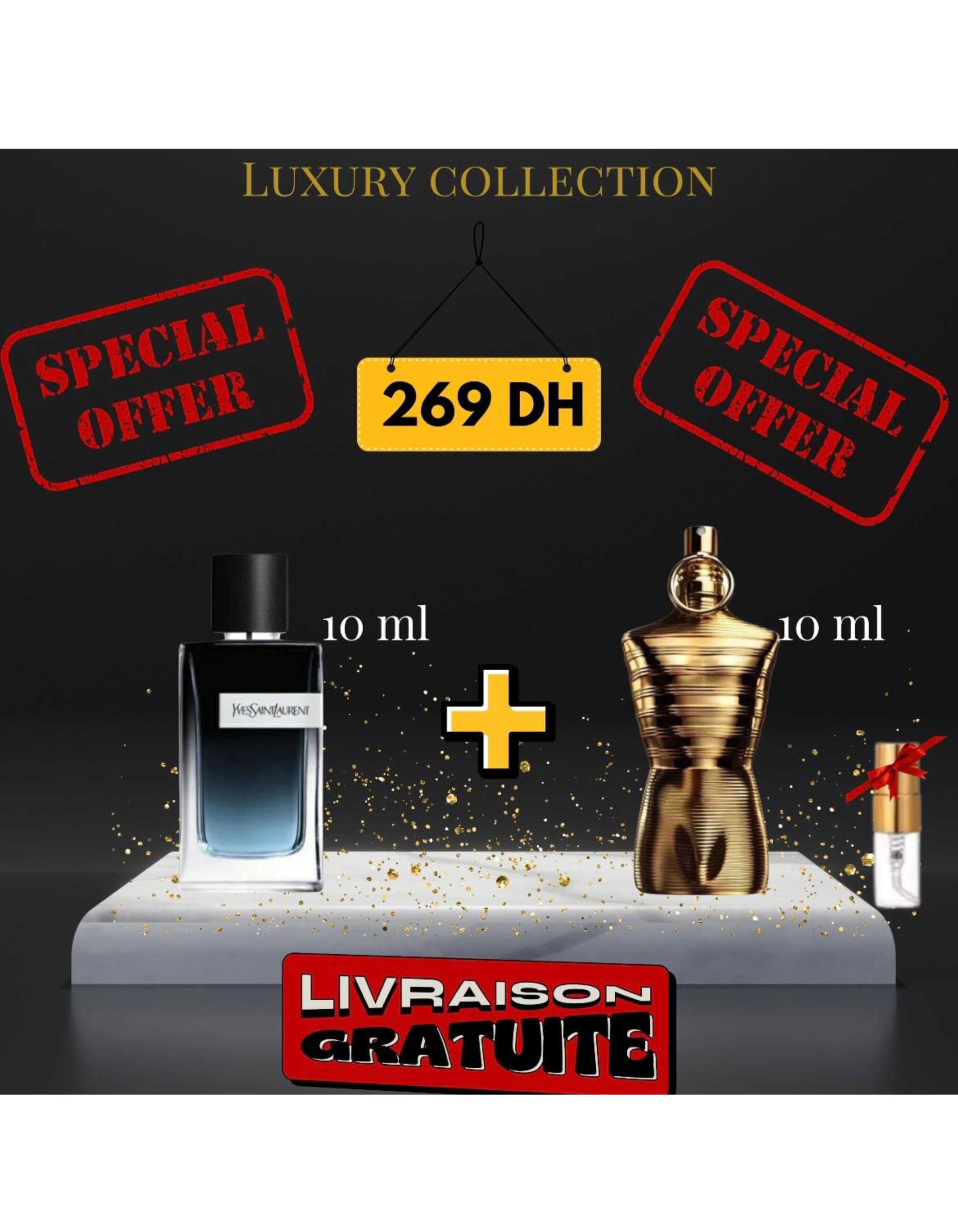 Pack Y eau de parfum + le male elixir absolu + (3 ml GRATUIT)