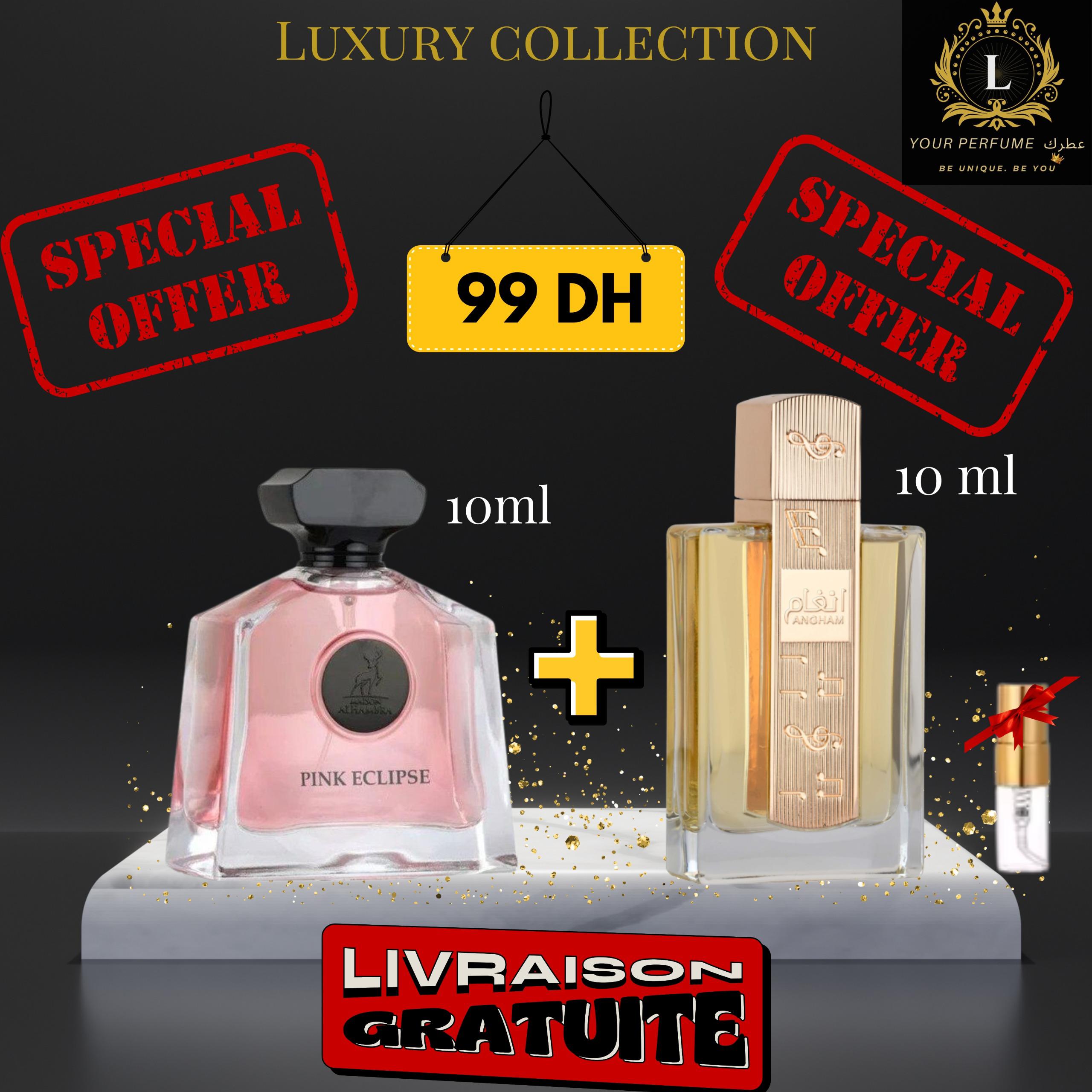 pack Pink eclipse + Angham + (3 ml GRATUIT)