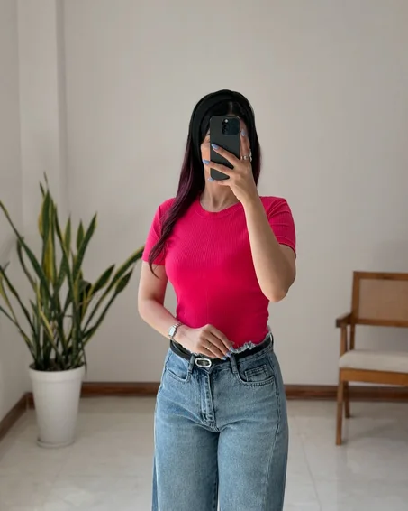✨ طقم نسائي تركي Haut court (Crop top)✨