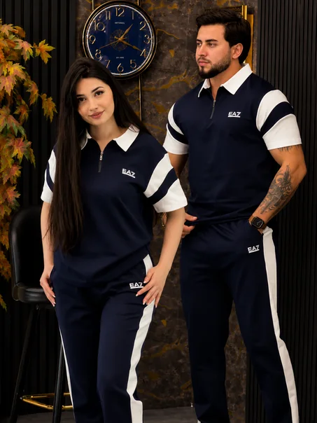 Ensemble EA7 Couple – Élégance & Confort