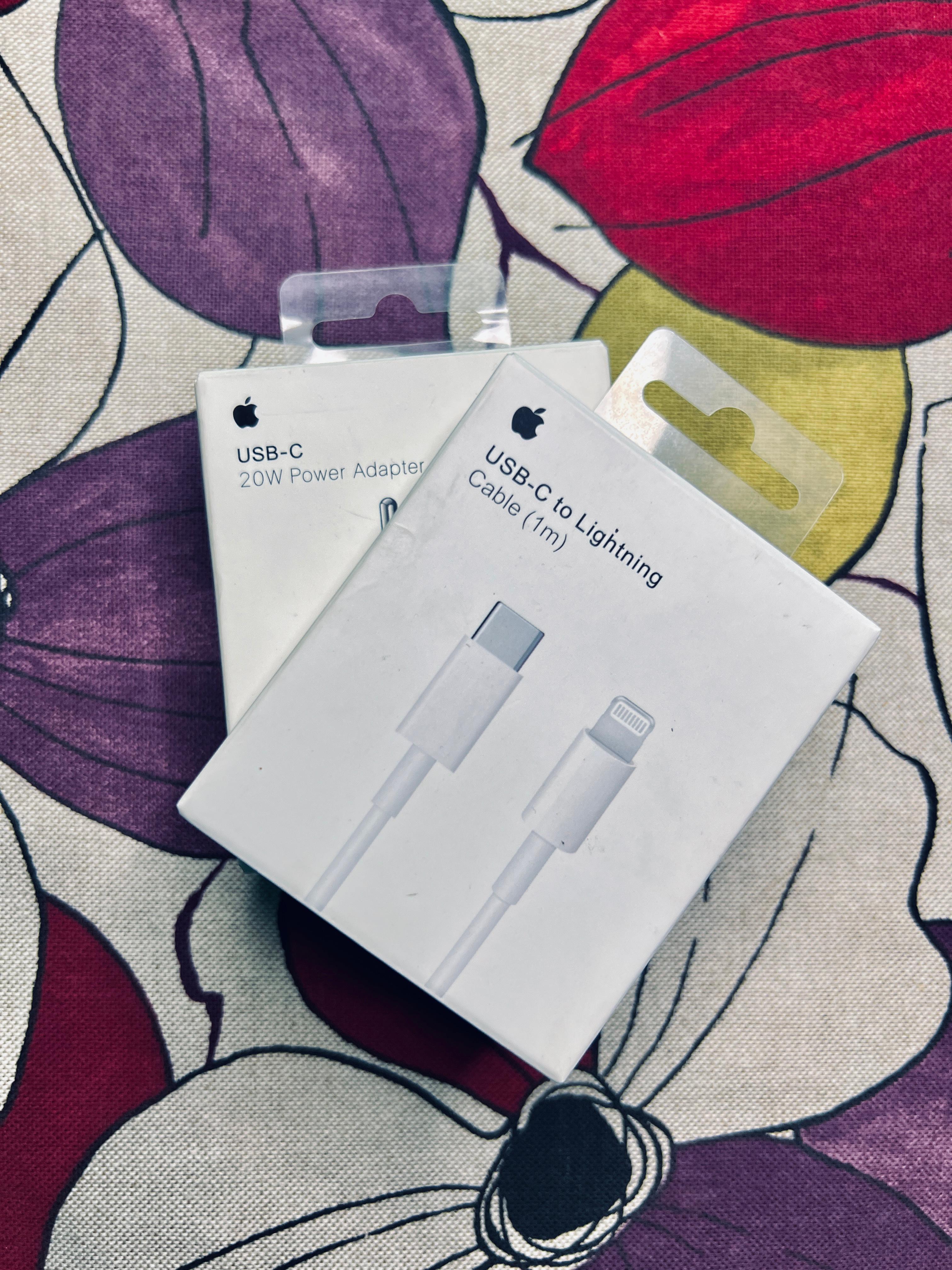 🔌 Chargeur + Câble iPhone Original (Version USA + Garantie)