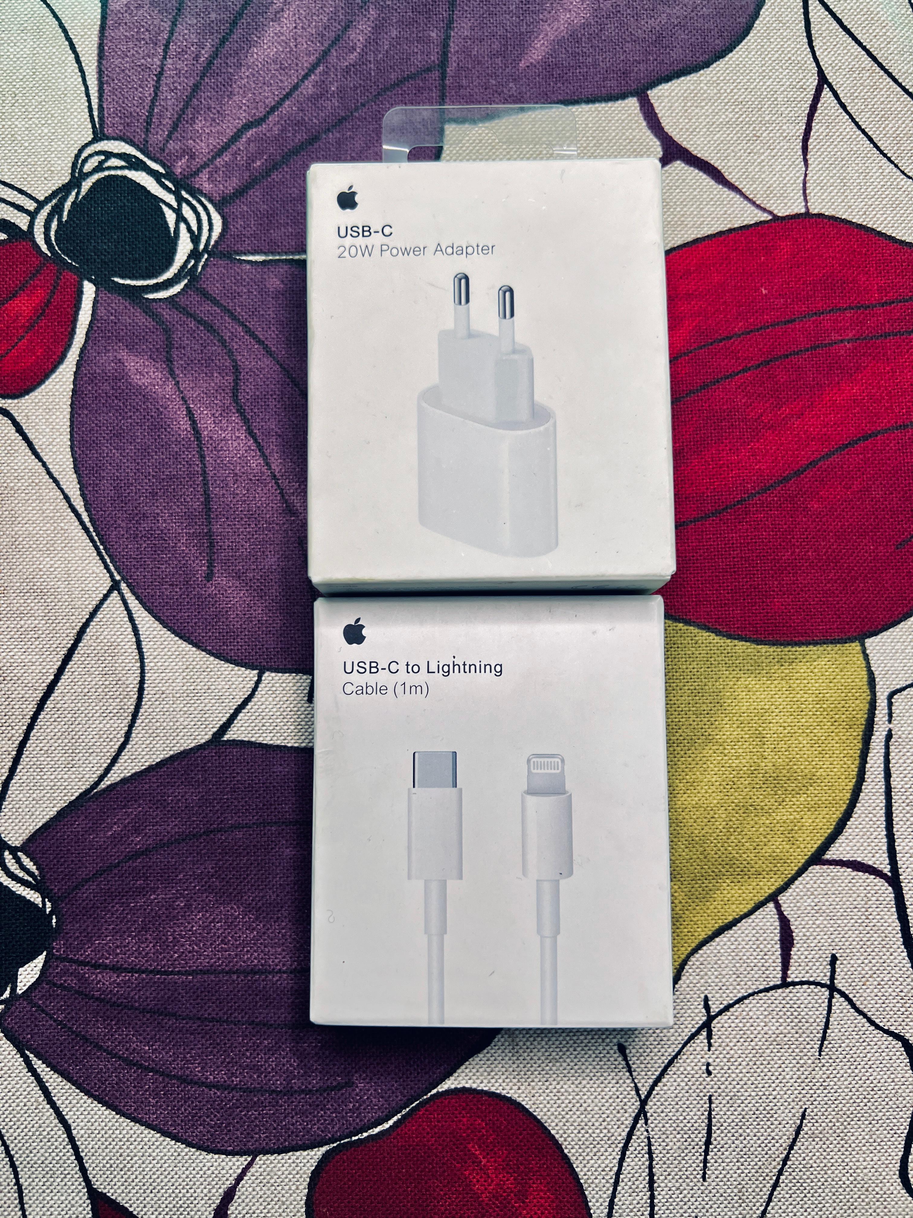 🔌 Chargeur + Câble iPhone Original (Version USA + Garantie)