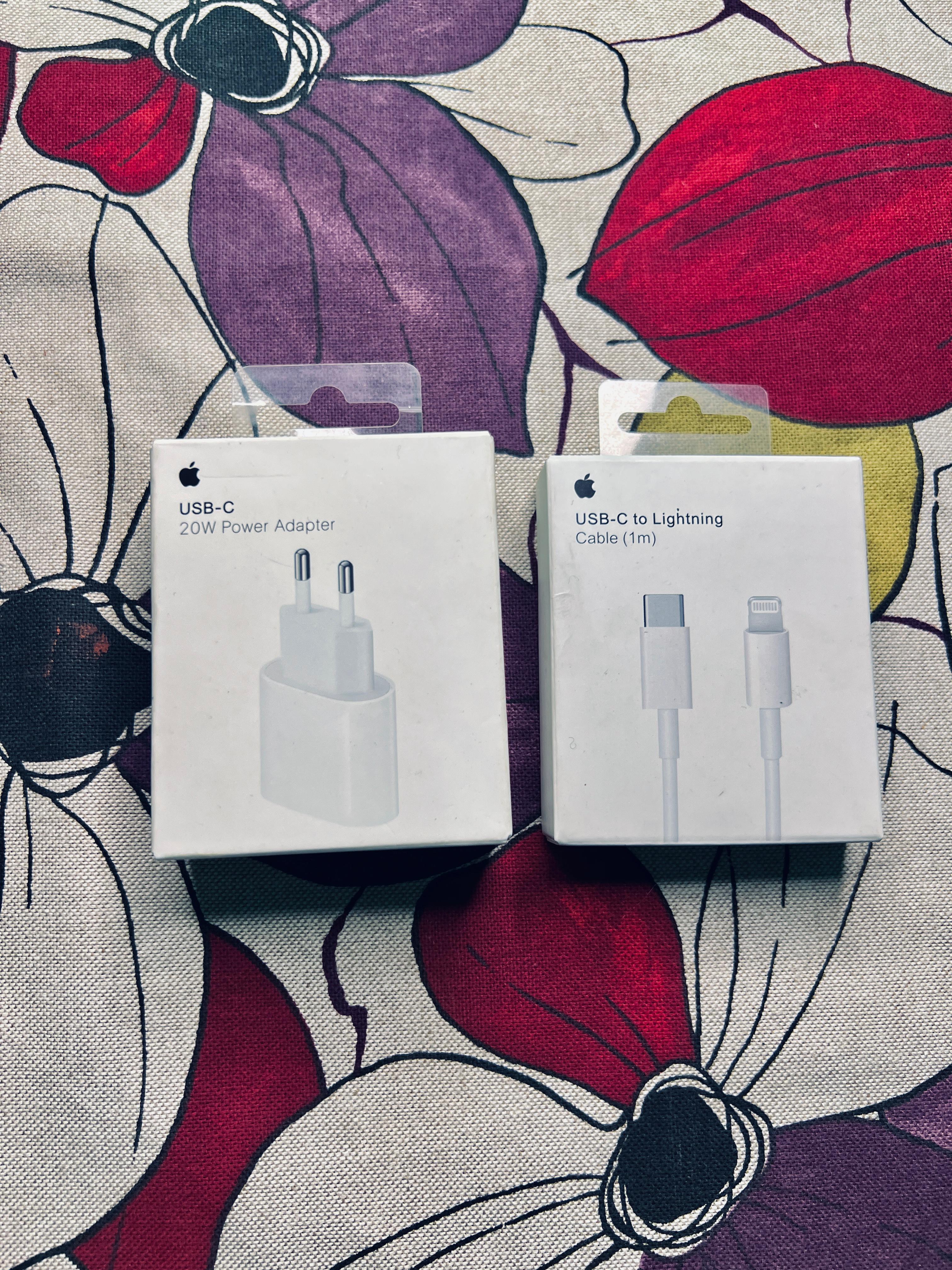🔌 Chargeur + Câble iPhone Original (Version USA + Garantie)