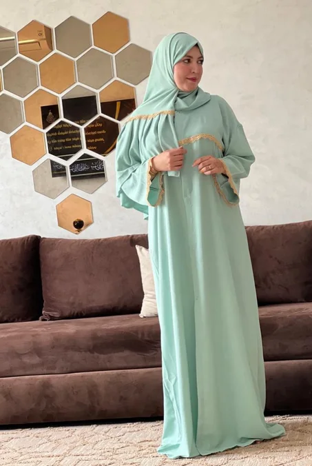 عباية بصدف مع شال موديل 2024