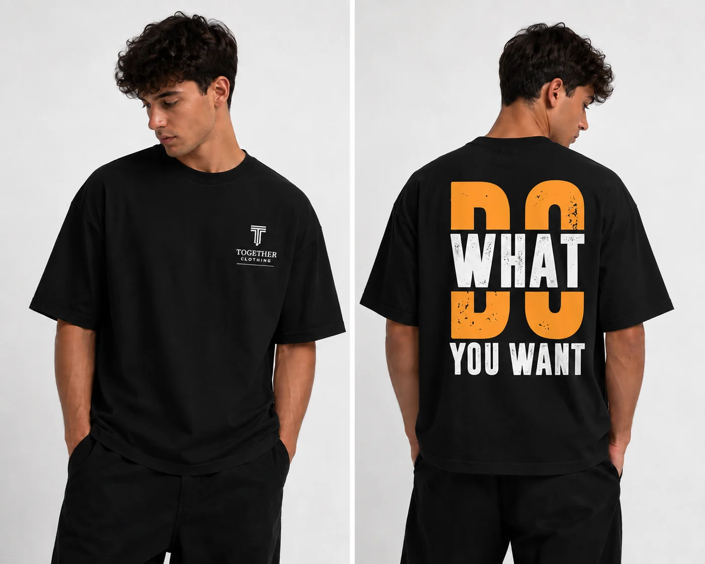 DO WHAT YOU WANT Oversized tee