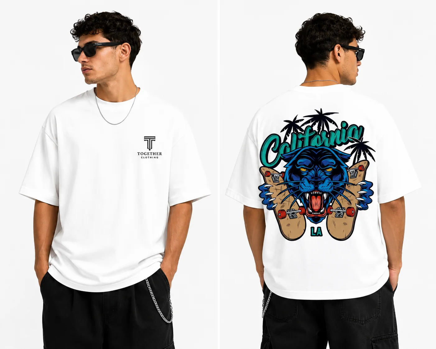 CALIFORNIA SKY OVERSIZED TEE